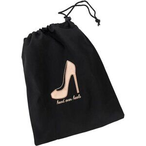 Shoe Storage Bag – 11” x 9” – Cute Shoe Bag for Women w Interior Divider